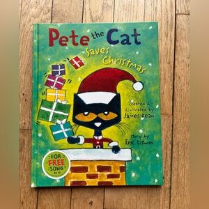 Pete the Cat Saves Christmas Book